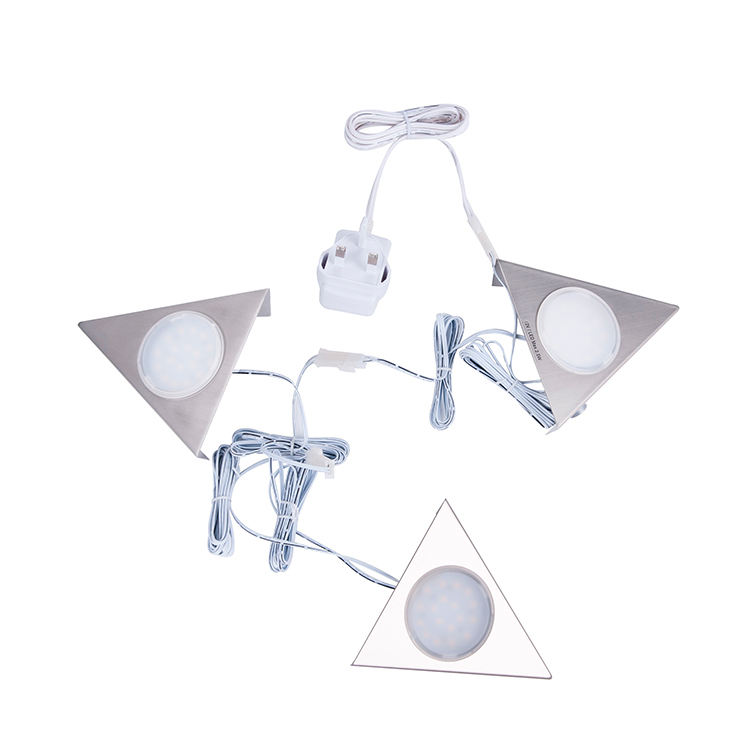 Chine 2018 Moderne Triangle sous Cuisine Plateau Cabinet LED Lumière