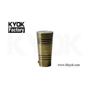 KYOK jardín DecorFinials par <span class=keywords><strong>de</strong></span> 24 pulgadas bola <span class=keywords><strong>de</strong></span> cristal final <span class=keywords><strong>de</strong></span> barras <span class=keywords><strong>de</strong></span> cortina <span class=keywords><strong>de</strong></span> latón <span class=keywords><strong>de</strong></span> cerámica techo <span class=keywords><strong>remates</strong></span> H520 - Product Image 4