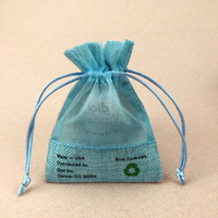 Sac promotionnel en toile de jute avec cordon de serrage et poignée en corde pour graines, grains de café, sac cadeau en lin avec logo personnalisé, vente en gros