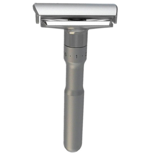 Maquinilla de afeitar de seguridad de doble filo de acero inoxidable ajustable personalizada de alta calidad para hombre - Product Image 3