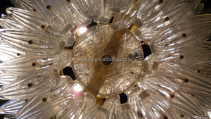 Lustre Décoration Artistique Design 360 Verre Verre de Murano Économie d'Énergie Verre Moderne Contemporain Soufflé à la Main Art Plume Blanc 25 90 - Product Image 6
