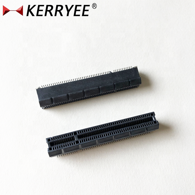 1.0mm PCI-E Connector Card Slot SMT/SMD 98P with Position Post