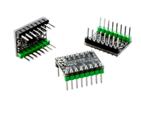 Penjualan Langsung dari Pabrik A4988 DRV8825 TMC2208 TMC2209 TMC2130 TMC2100 TMC2225 Stepper Driver Motor Stepstick dengan Heat Sink