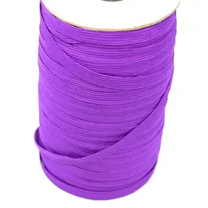 Polyester Rubber Gevlochten Platte Elastische Stretch Cord/Elastische Band/Elastische Band