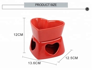 Keramik Mini Permen Meleleh dan Coklat Mencair Pot Bentuk Hati Keju Tapas Holland Tealight <span class=keywords><strong>Fondue</strong></span> <span class=keywords><strong>Set</strong></span> - Product Image 2
