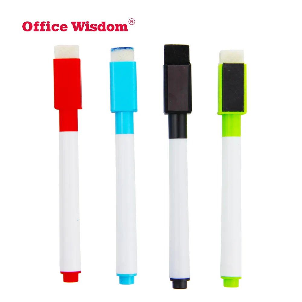 Kleine whiteboard marker pen met magnetische lage prijs niet giftig marker pen geschikt voor kinderen kids