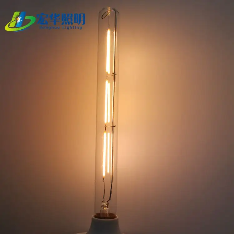 T30 300cm clara LED de alta potencia con forma de tubo Edison lámpara de la bombilla de filamento