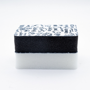 Esponja de limpieza de cocina impresa, blanca y negra, ecológica, 2 uds. - Product Image 4