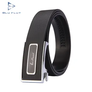 New style handmade ratchet dress belt mens genuine leather automatic buckle leather belt black auto buckle leather belts for men