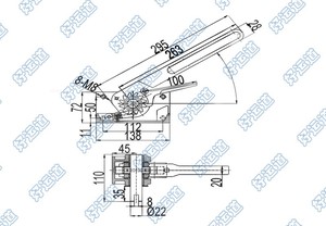 Cortina lado remolque <span class=keywords><strong>tautliner</strong></span> trinquete tensores 04805L/04806R - Product Image 5