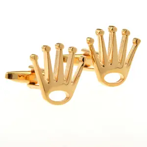 Custom made royal crown cufflinks for men shirts