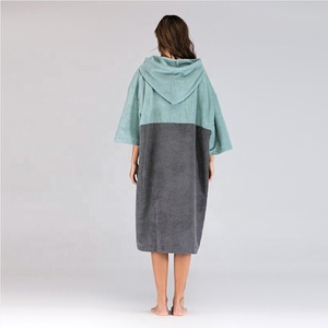 Phong Cách Mới 2019 Double Color Surf Khăn Trùm Đầu Poncho Thấm Nước Và Nhanh Khô - Product Image 6
