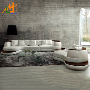 Venta caliente salón u forma esquina sofá de cuero moderno diseño simple Alibaba sofá muebles - Product Image 2