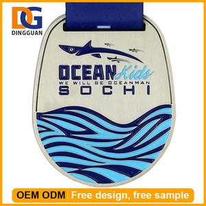 Suspensión de tela deporte premios medalla de la cinta para la venta - Product Image 6
