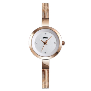 SKMEI Brand 1390 orologi minimalisti per le donne <span class=keywords><strong>orologio</strong></span> da polso con quadrante <span class=keywords><strong>piccolo</strong></span> in cristallo di diamante da <span class=keywords><strong>donna</strong></span> di moda di lusso - Product Image 1
