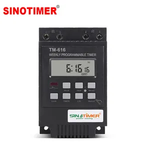 SINOTIMER 30A Kontrol Yük DC 12 V ZAMANLAYıCı ANAHTARı 7 Gün 17ON/KAPALı Programlanabilir 24hrs Dijital Zaman Rölesi ÜCRETSIZ KARGO