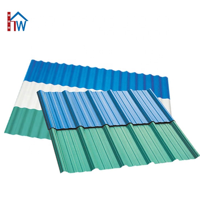 Термостойкая Водонепроницаемая пластиковая трапециевидная крыша из НПВХ, листовая плитка