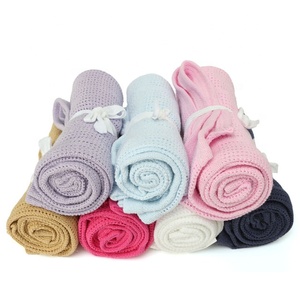 Baby <strong>Blanket</strong> Newborn Summer Breathable Cotton <strong>Sleeping</strong> <strong>Blanket</strong> Kids Simple Casual Hole Wrap Swaddling <strong>Blankets</strong> - Product Image 1