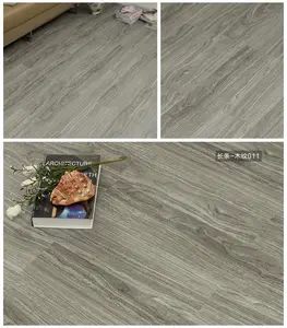 Resilient lvt residencial-de nuevo seco raspado a mano pvc linóleo de madera piso de baldosas de vinilo