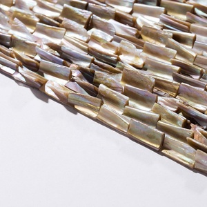 3D nâu tường khảm vỏ nhà bếp backsplash mẹ của Ngọc Trai gạch Thái Lan nhà máy - Product Image 5