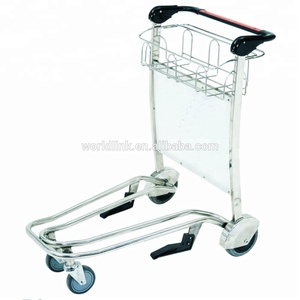 Freinage pour bagages, chariot pour hôtel, style aérien, avec commande à la main