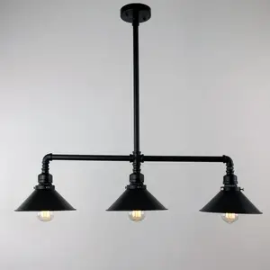 Бильярдная лампа, 3 лампы, подвесной потолочный светильник, промышленный подвесной светильник