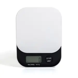 2kg/ 5kg Bilancia Elettronica Bilancia Grammi Digitale Da Cucina Mini Scala del Peso di Dieta di Alimento Equilibrio Strumenti di Misura In Acciaio Inox oz/ib/ml/g