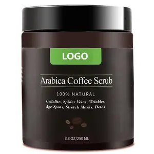 Organic Coffee Body Scrub Arabica Coffee Scrub For Anti Cellulite