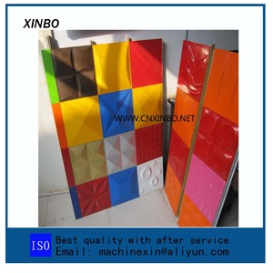 Werbung 3D Wand dekorative Stahlplatte Form maschine 3D Wand paneel Maschine - Product Image 2