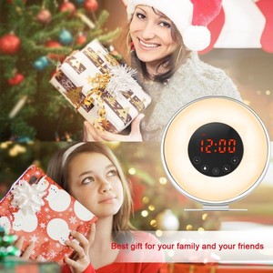 Niños Digital Radio Reloj <span class=keywords><strong>despertador</strong></span> con función Snooze inteligente, control táctil y USB recargable - Product Image 6