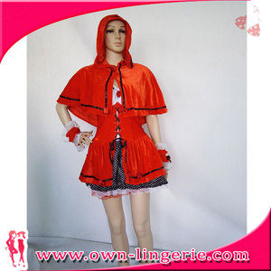 Disfraces <span class=keywords><strong>de</strong></span> <span class=keywords><strong>halloween</strong></span> para las mujeres sexy fantasy cosplay caperucita roja uniformes del juego vestido <span class=keywords><strong>de</strong></span> lujo <span class=keywords><strong>outfit</strong></span> ropa - Product Image 1