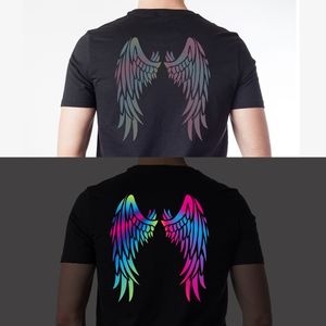 Pellicola Riflettente Olografica Termoadesiva con Design a Rosa per Abbigliamento, Foglio Riflettente Trasparente - Product Image 3