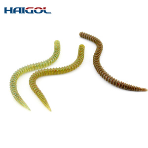 Iscas de minhocas para pesca, isca de minhoca macia para pesca com baixo, isca tipo drop shipping - Product Image 6