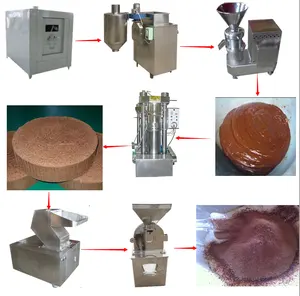 cocoa bean processing machine cocoa powder cocoa butter making line