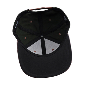 Vogue personalized applique logo leather brim snapback Adjustable cases Shell - Product Image 5