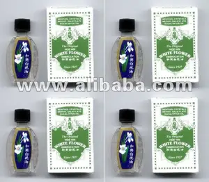 4 White Flower Oil Embrocation for Dizziness Insect Bites