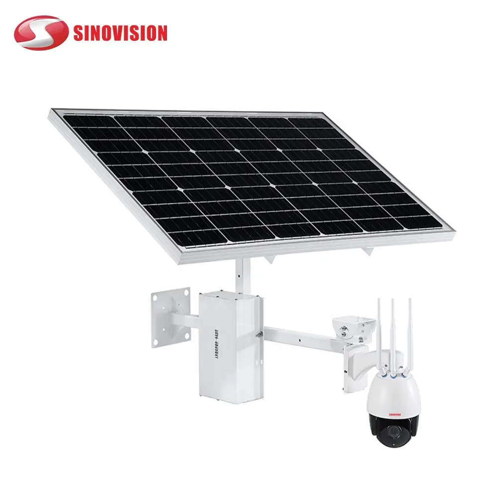 Sinovision กล้อง PTZ พลังงานแสงอาทิตย์1080P 22X,เลนส์ซูมออปติคอลกล้องโดมความเร็วกลางแจ้งพร้อมช่องใส่ซิมการ์ด3G 4G
