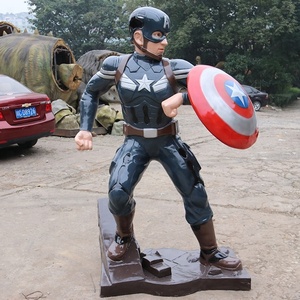 Material de fibra de vidrio duradero, superhéroe, iron man, tamaño real - Product Image 4