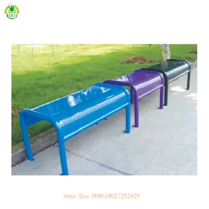 Coloré en métal en plein air <span class=keywords><strong>banc</strong></span>/<span class=keywords><strong>banc</strong></span> de parc en métal/bancs décoratifs en métal (QX-145C) - Product Image 1
