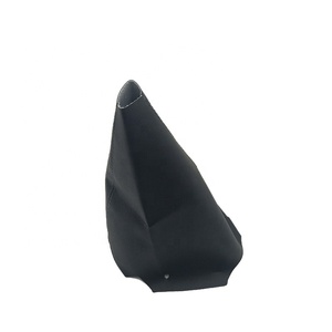 Palanca de cambio de marchas de coche de cuero PU Manual, cubierta de <span class=keywords><strong>maletero</strong></span> Gaitor para <span class=keywords><strong>Peugeot</strong></span> 106 206 306 406 107 207 307 Triumph C5 Senna C2 - Product Image 1