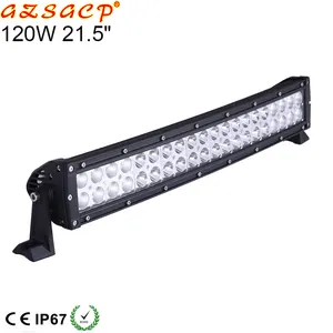 סופר בהיר offroad מעוקל כפולה שורה 21.5 אינץ 120w led נהיגה אור עבור 4x4 offroad