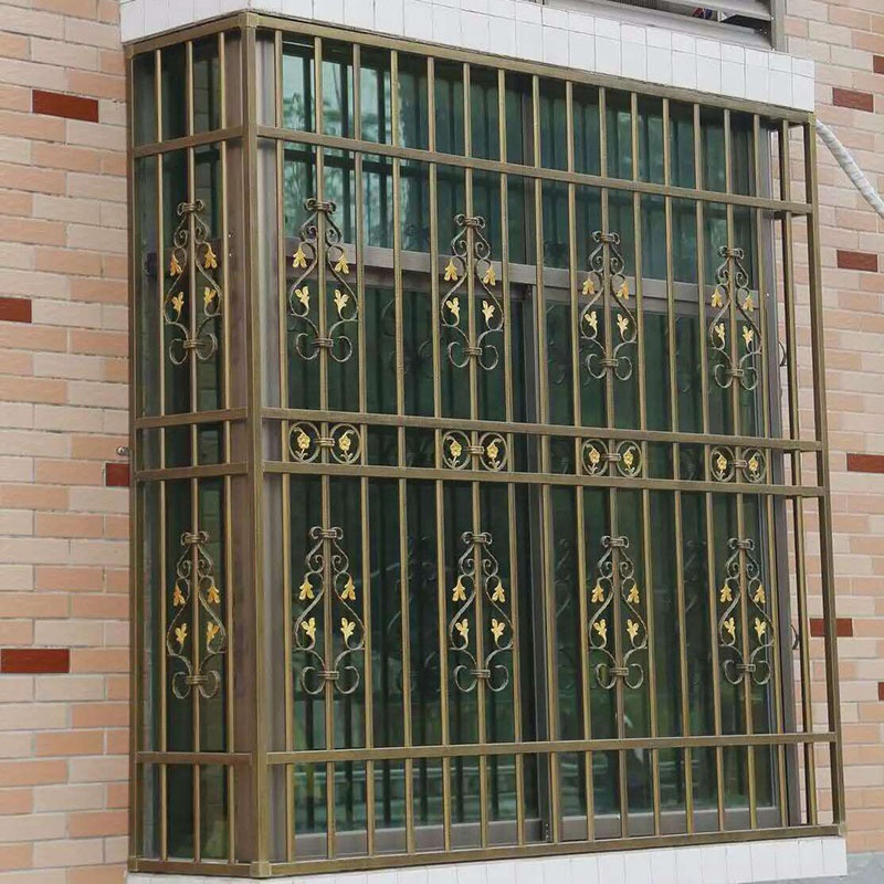 Decorative Iron Window Grill Designs Safety Wrought Iron