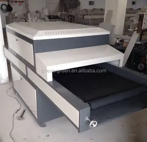 Potente máquina de impresión de pantalla de horno de secado de lámparas UV de 2 unidades, secadora UV para impresora de pantalla