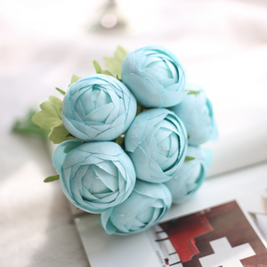 Petites <span class=keywords><strong>plantes</strong></span> artificielles succulentes avec pot, 2-7 têtes, fait à la main avec de fleurs décoratives, bon marché - Product Image 4