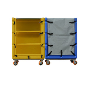 <span class=keywords><strong>Pono</strong></span> 2017 Nuevo Modelo durable y portátil de alta calidad hotel lavandería cage trolley, diseño para la recogida de ropa o ropa de cama - Product Image 3