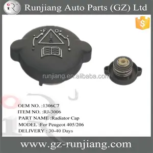 Oem NO.1306C7 radiator plastik cap tekanan untuk peugeot 405/206 sistem pendinginan mesin