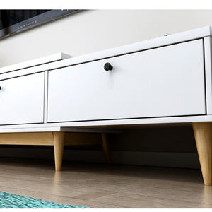 ขาตั้ง<span class=keywords><strong>ทีวี</strong></span>พับเก็บได้<span class=keywords><strong>สี</strong></span><span class=keywords><strong>ขาว</strong></span><span class=keywords><strong>ราคา</strong></span><span class=keywords><strong>ถูก</strong></span>สำหรับห้องนั่งเล่น<span class=keywords><strong>ชั้น</strong></span><span class=keywords><strong>วาง</strong></span><span class=keywords><strong>ทีวี</strong></span>ไม้หรูหราทันสมัยพร้อมดีไซน์เมลามีน - Product Image 3