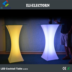 Ventas calientes Moderno Fiesta Eventos y <span class=keywords><strong>Bar</strong></span> Usado Remoto Que Cambia de Color LLEVADA Decorativa Cuadrada Mesa de Cóctel - Product Image 3