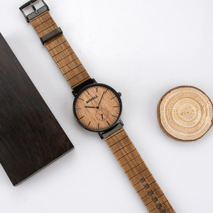 Hot Bán Thiết Kế Mới Thép Không Gỉ Đồng Hồ Cho Nam Giới Phụ Nữ Thời Trang <span class=keywords><strong>Chronograph</strong></span> Đồng Hồ Đeo Tay Với Da Dây Đeo Gỗ Cho Doanh Nghiệp Sử Dụng - Product Image 6