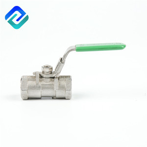 Vanne de porte à bille en acier inoxydable, de 1/4 à 4 pouces, <span class=keywords><strong>2</strong></span> pièces - Product Image 2